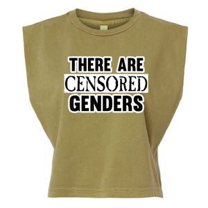 There Are Censored Genders Garment-Dyed Women's Muscle Tee