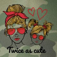 Twice As Cute Mom And Daughter Legacy Tie Dye Trucker Hat