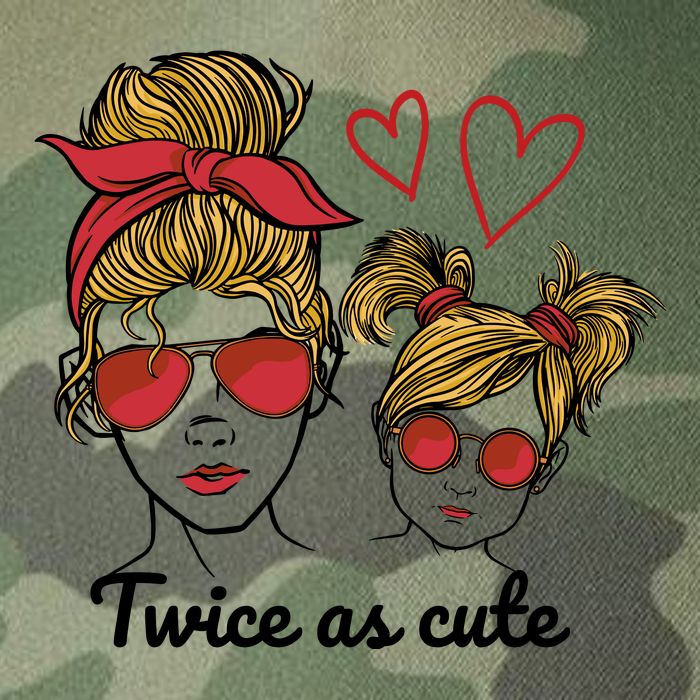 Twice As Cute Mom And Daughter Legacy Tie Dye Trucker Hat