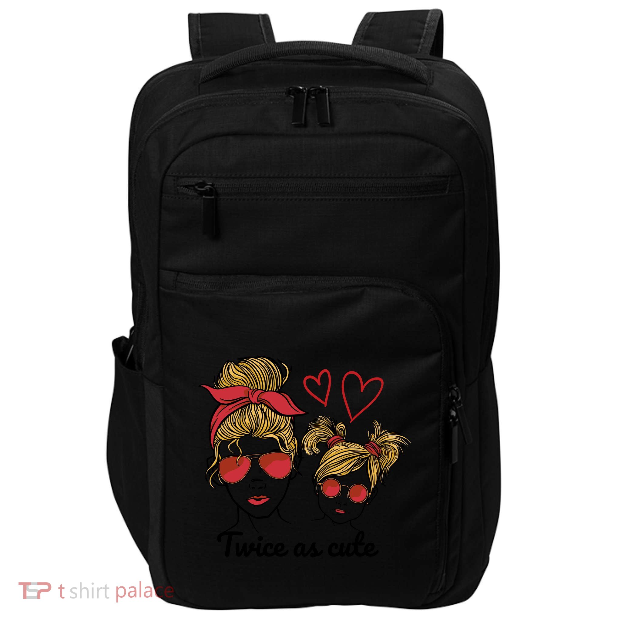 Twice As Cute Mom And Daughter Impact Tech Backpack