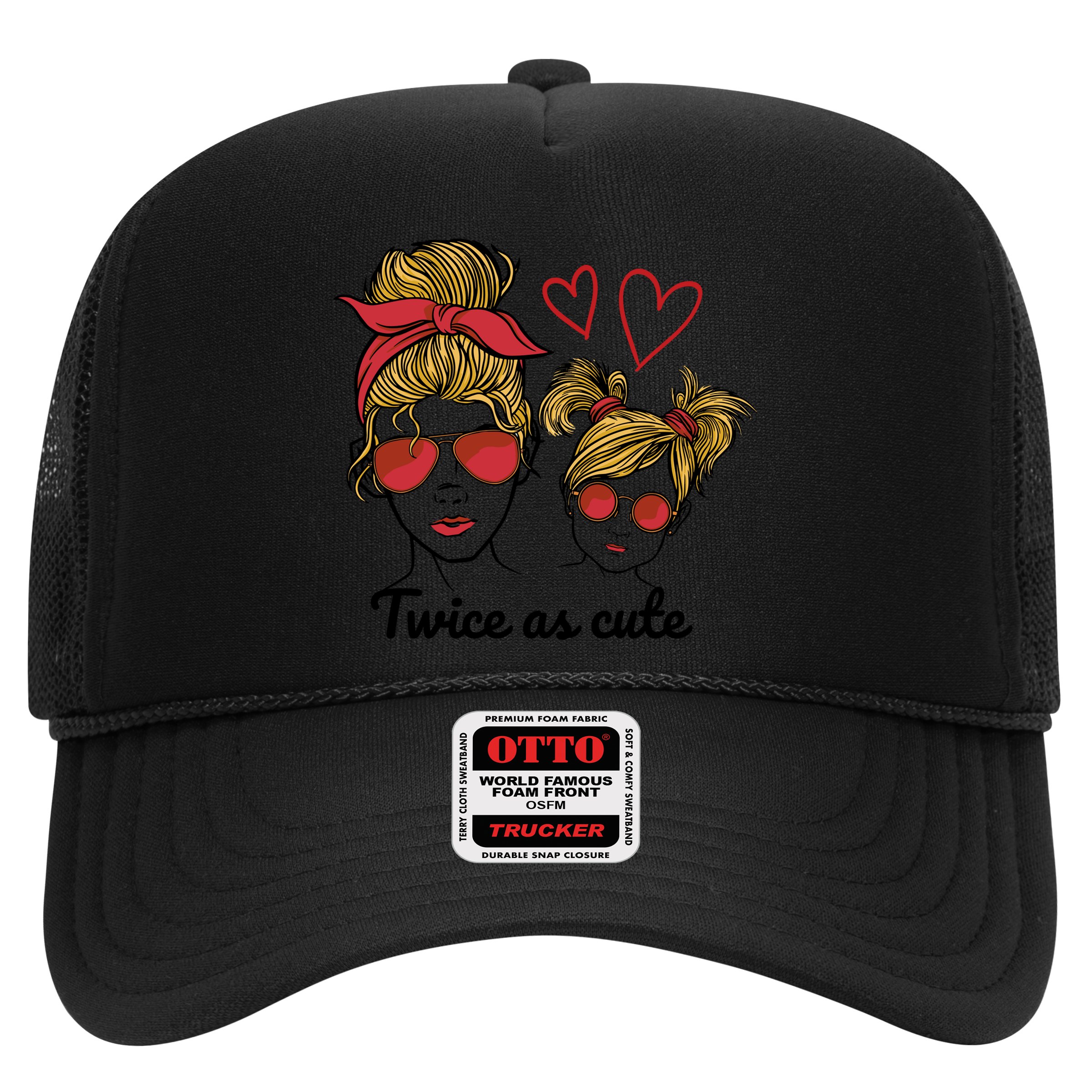 Twice As Cute Mom And Daughter Hat