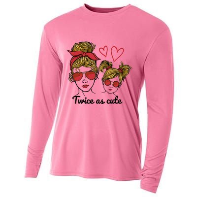 Twice As Cute Mom And Daughter Cooling Performance Long Sleeve Crew