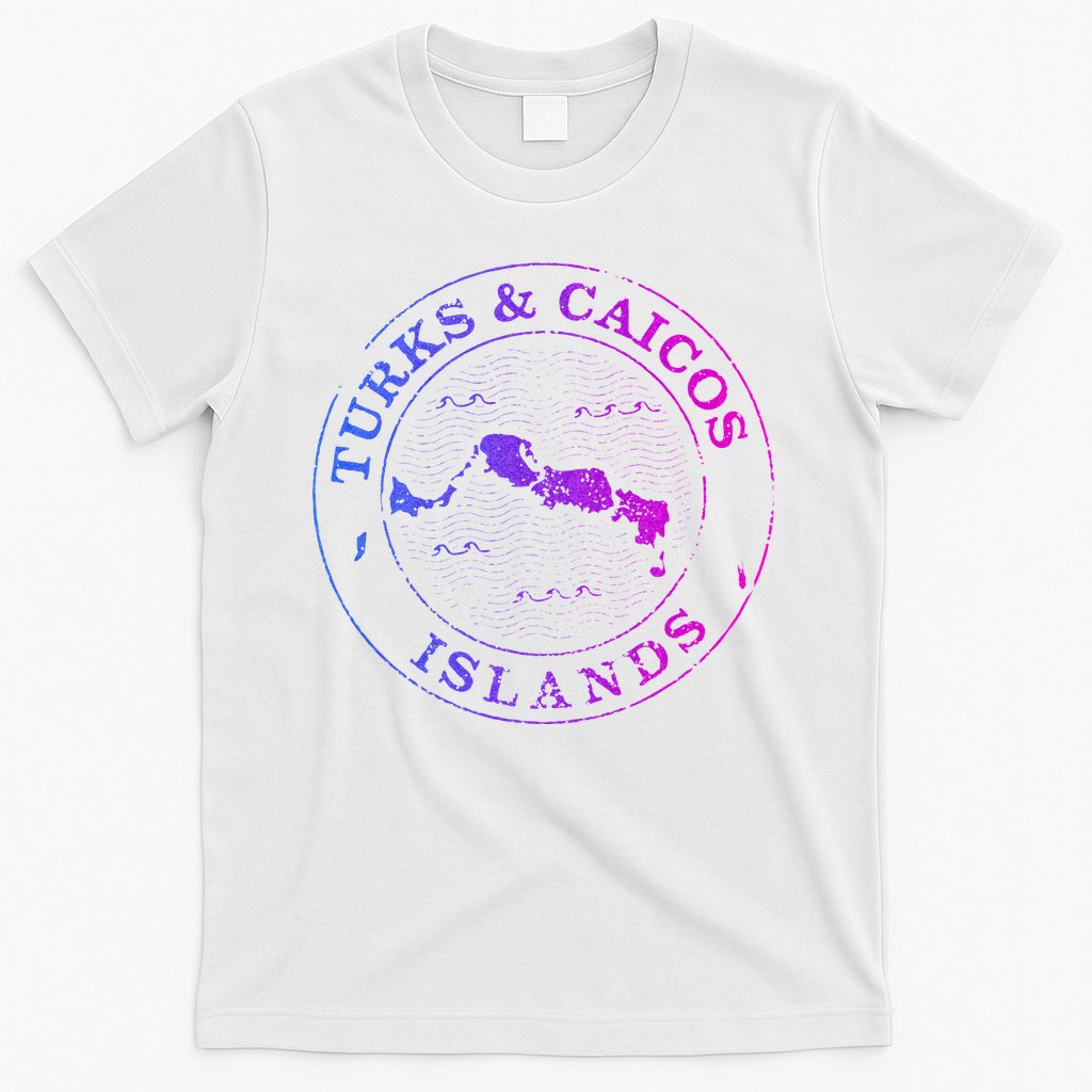 Turks And Caicos Islands Colorful Vacation Souvenir Cruise T-Shirt