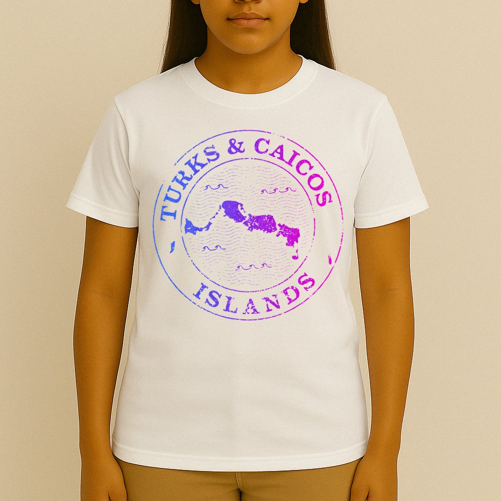 Turks And Caicos Islands Colorful Vacation Souvenir Cruise T-Shirt