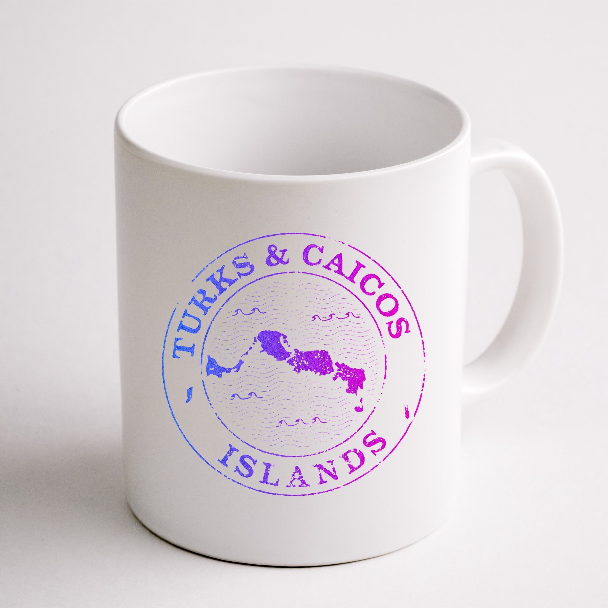 Turks And Caicos Islands Colorful Vacation Souvenir Cruise Mug