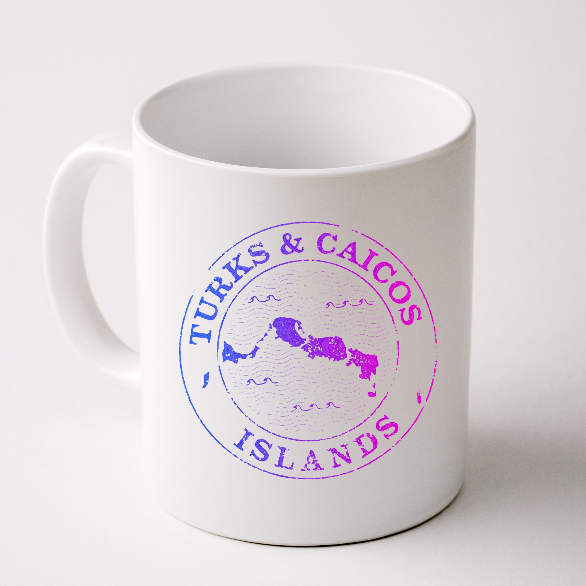 Turks And Caicos Islands Colorful Vacation Souvenir Cruise Mug