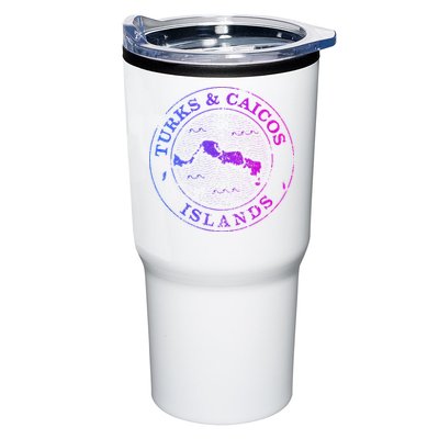 Turks And Caicos Islands Colorful Vacation Souvenir Cruise Tumbler