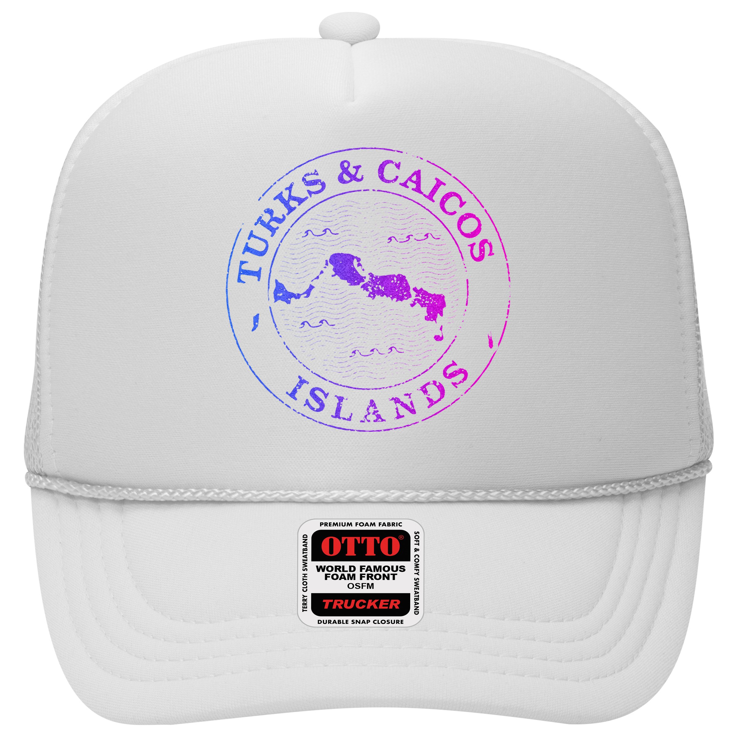Turks And Caicos Islands Colorful Vacation Souvenir Cruise Hat