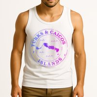 Turks And Caicos Islands Colorful Vacation Souvenir Cruise Tank Top