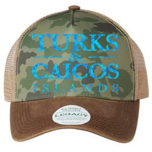 Turks And Caicos Islands Retro Colorful Legacy Tie Dye Trucker Hat