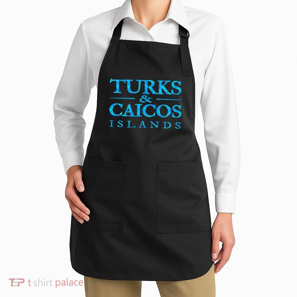 Turks And Caicos Islands Retro Colorful Apron