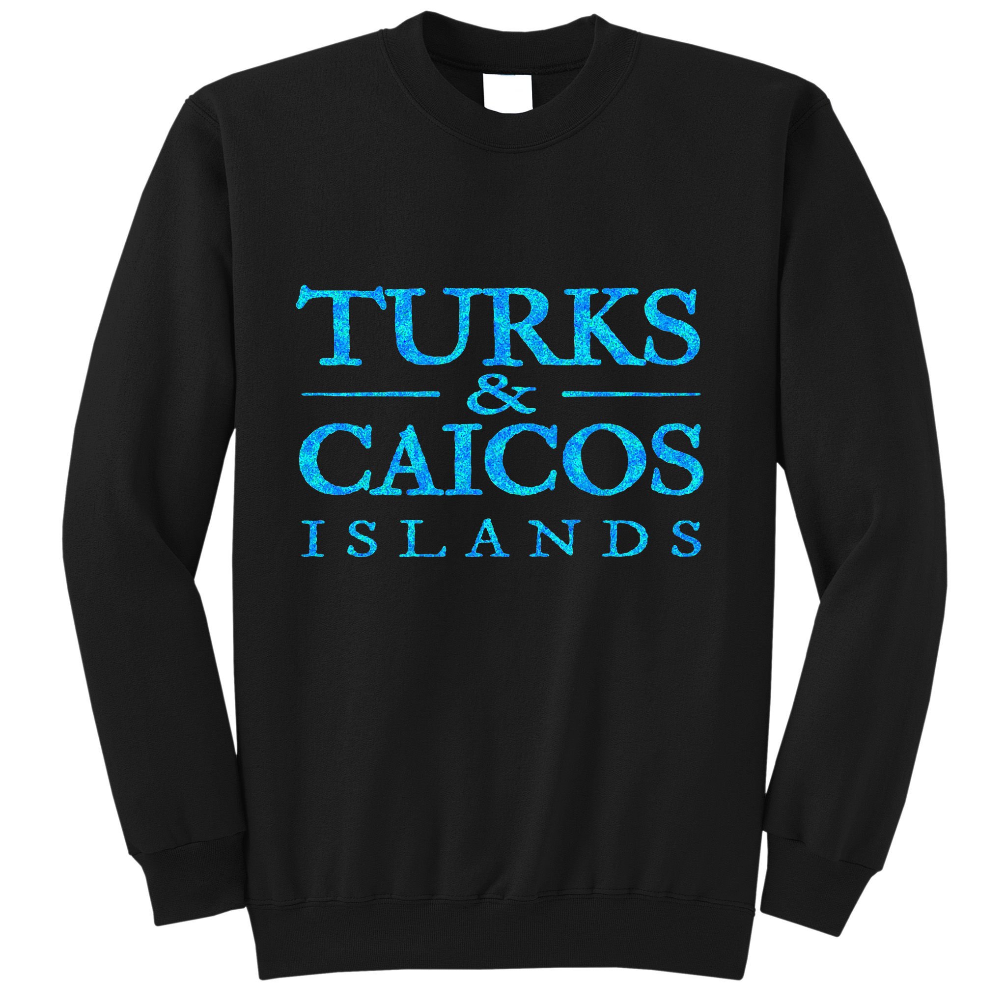 Turks And Caicos Islands Retro Colorful Sweatshirt