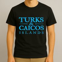 Turks And Caicos Islands Retro Colorful T-Shirt
