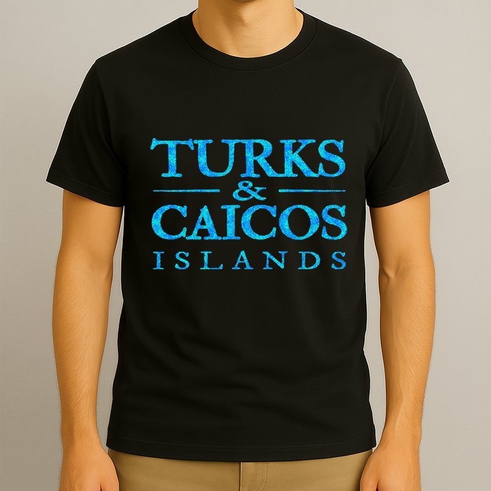 Turks And Caicos Islands Retro Colorful T-Shirt