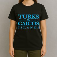 Turks And Caicos Islands Retro Colorful T-Shirt