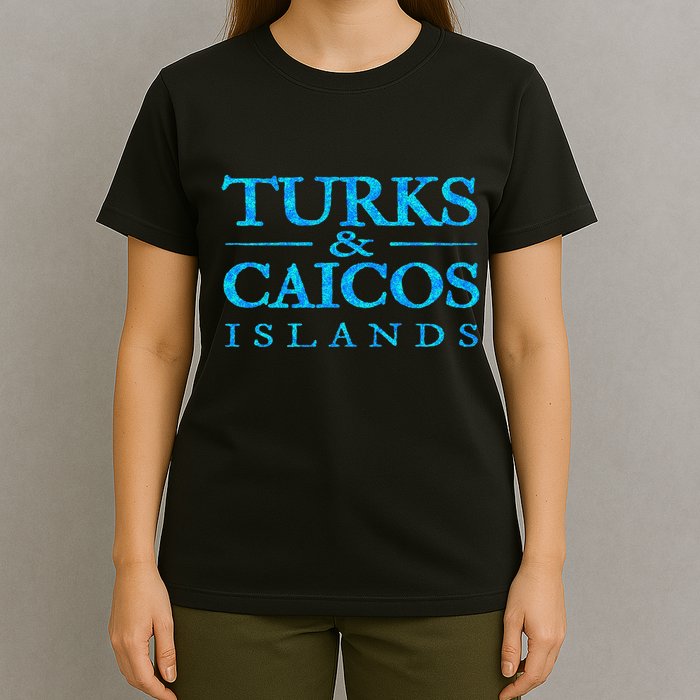 Turks And Caicos Islands Retro Colorful T-Shirt