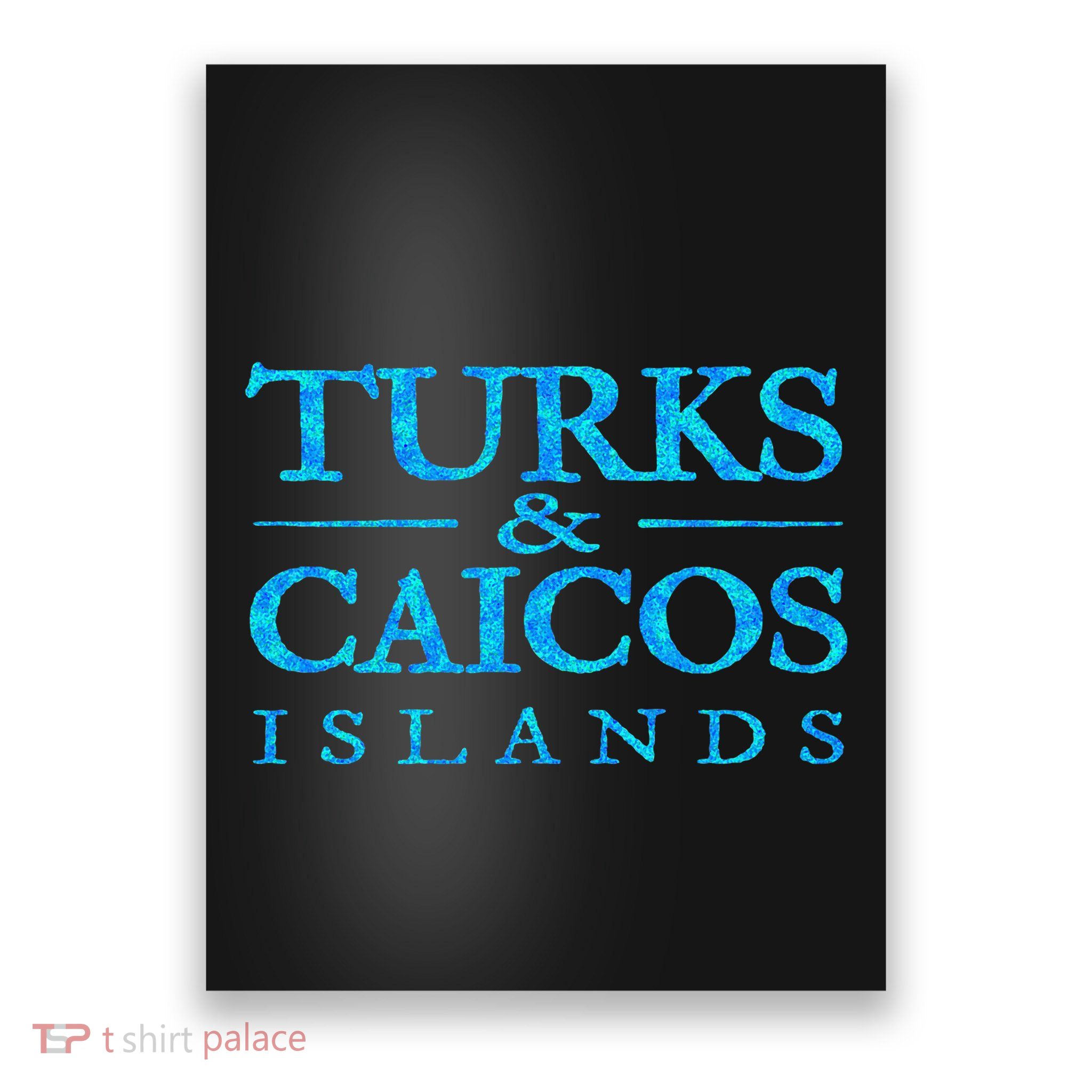 Turks And Caicos Islands Retro Colorful Poster