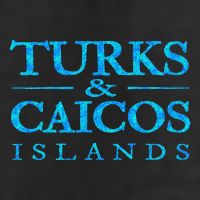 Turks And Caicos Islands Retro Colorful Golf Towel