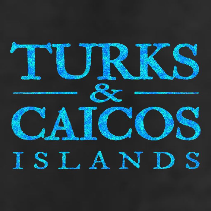 Turks And Caicos Islands Retro Colorful Golf Towel