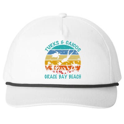 Turks And Caicos Islands West Indies Grace Bay Beach Snapback Five-Panel Rope Hat