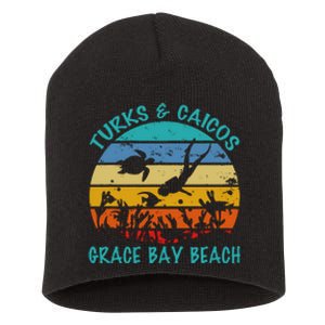 Turks And Caicos Islands West Indies Grace Bay Beach Short Acrylic Beanie