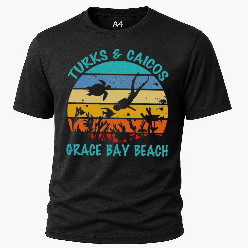 Turks And Caicos Islands West Indies Grace Bay Beach Performance Shirt