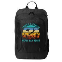 Turks And Caicos Islands West Indies Grace Bay Beach City Backpack