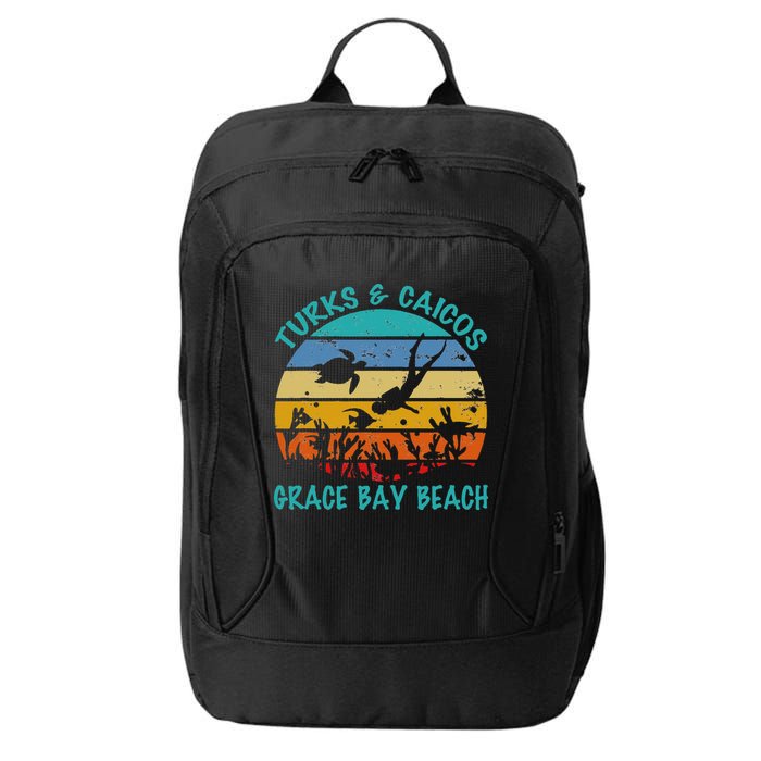 Turks And Caicos Islands West Indies Grace Bay Beach City Backpack