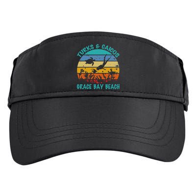 Turks And Caicos Islands West Indies Grace Bay Beach Adult Drive Performance Visor