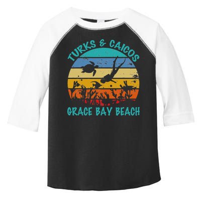 Turks And Caicos Islands West Indies Grace Bay Beach Toddler Fine Jersey T-Shirt