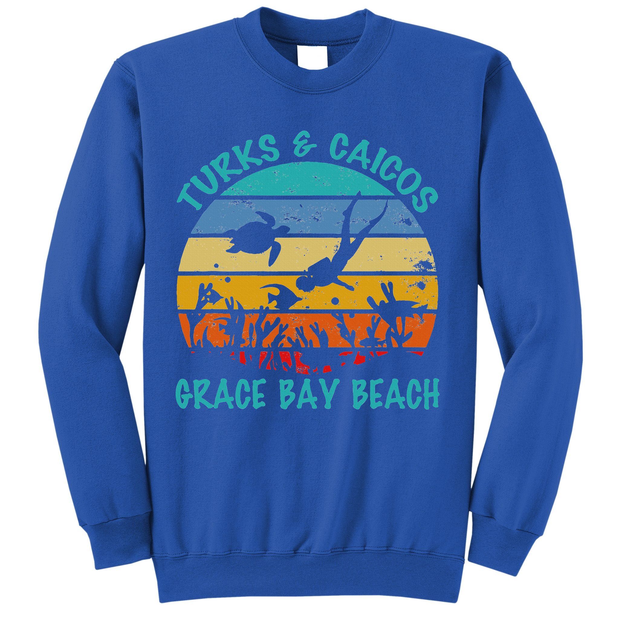 Turks And Caicos Islands West Indies Grace Bay Beach Sweatshirt