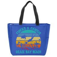 Turks And Caicos Islands West Indies Grace Bay Beach Zip Tote Bag