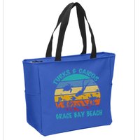 Turks And Caicos Islands West Indies Grace Bay Beach Zip Tote Bag