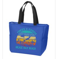 Turks And Caicos Islands West Indies Grace Bay Beach Zip Tote Bag