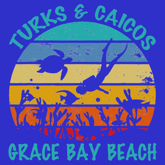 Turks And Caicos Islands West Indies Grace Bay Beach Zip Tote Bag