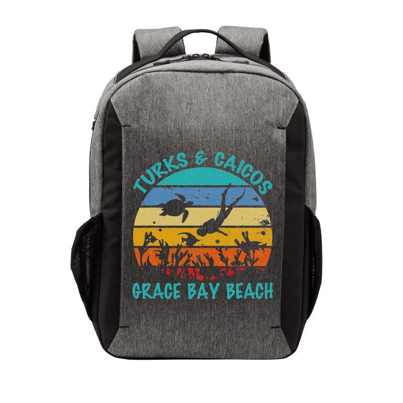 Turks And Caicos Islands West Indies Grace Bay Beach Vector Backpack