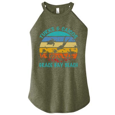 Turks And Caicos Islands West Indies Grace Bay Beach Women's Perfect Tri Rocker Tank