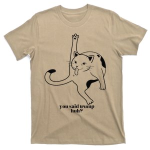 Trump And Cats So You Said Trump Cat Licking T-Shirt