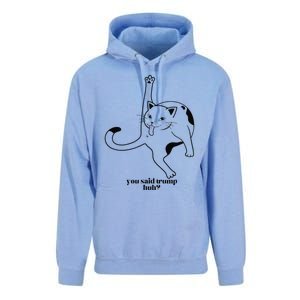 Trump And Cats So You Said Trump Cat Licking Unisex Surf Hoodie