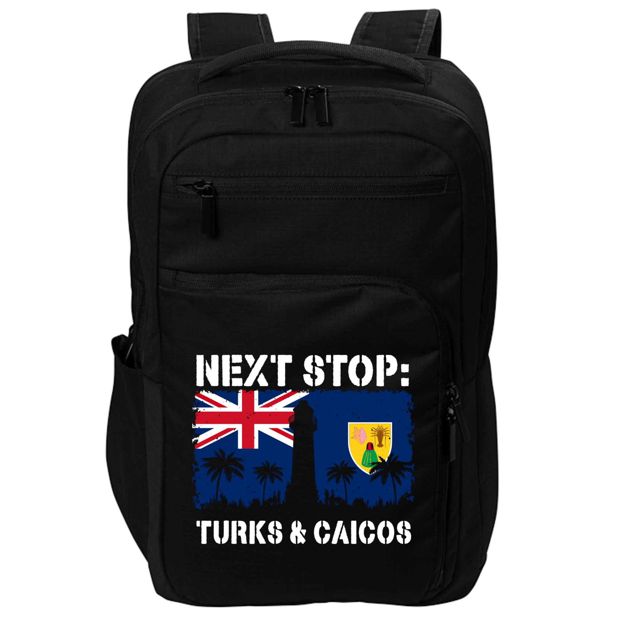 Turks And Caicos Summer Vacation Trip Next Stop Vacay Vibes Gift Impact Tech Backpack
