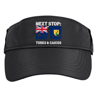 Turks And Caicos Summer Vacation Trip Next Stop Vacay Vibes Gift Adult Drive Performance Visor