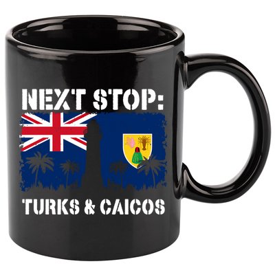 Turks And Caicos Summer Vacation Trip Next Stop Vacay Vibes Gift 11oz C Handle Ceramic Mug