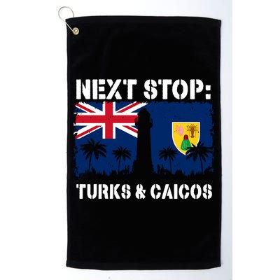 Turks And Caicos Summer Vacation Trip Next Stop Vacay Vibes Gift Golf Towel