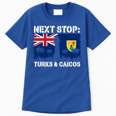 Turks And Caicos Summer Vacation Trip Next Stop Vacay Vibes Gift Tall T-Shirt