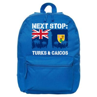 Turks And Caicos Summer Vacation Trip Next Stop Vacay Vibes Gift 16 in Basic Backpack