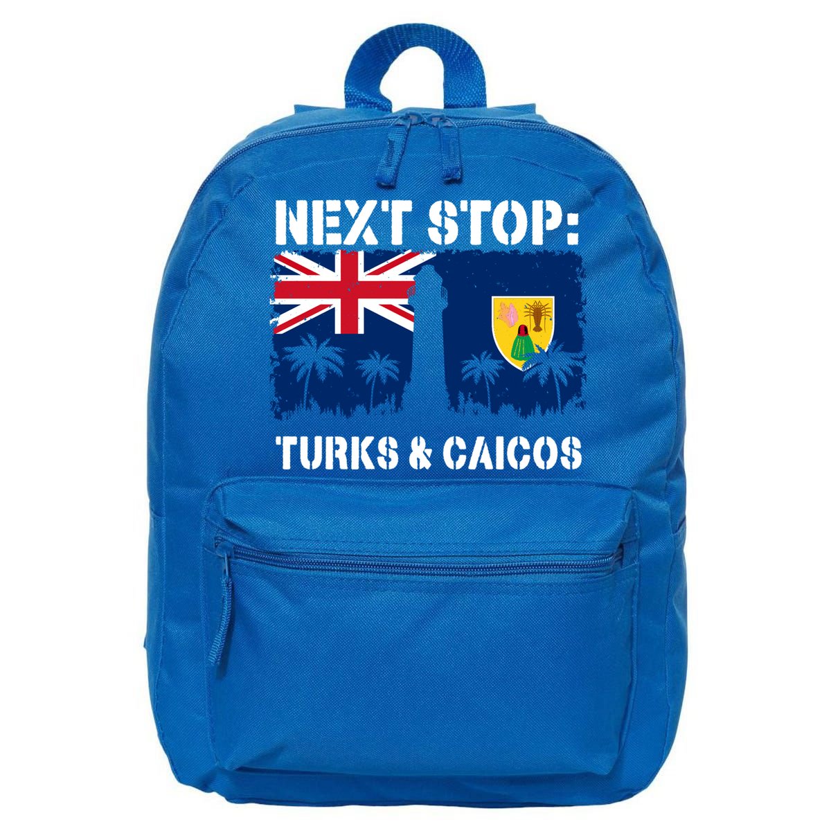 Turks And Caicos Summer Vacation Trip Next Stop Vacay Vibes Gift 16 in Basic Backpack