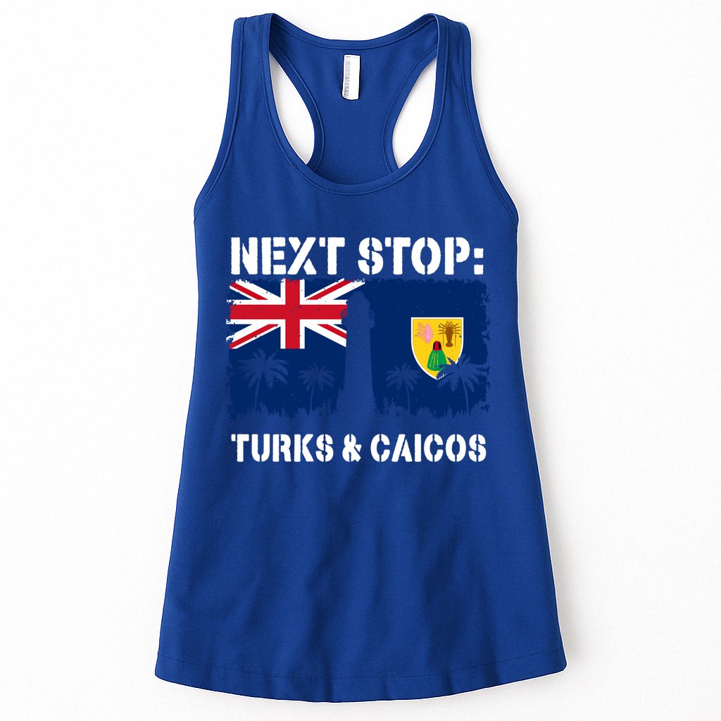Turks And Caicos Summer Vacation Trip Next Stop Vacay Vibes Gift Womens Tank Top