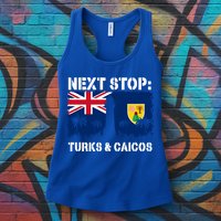 Turks And Caicos Summer Vacation Trip Next Stop Vacay Vibes Gift Womens Tank Top