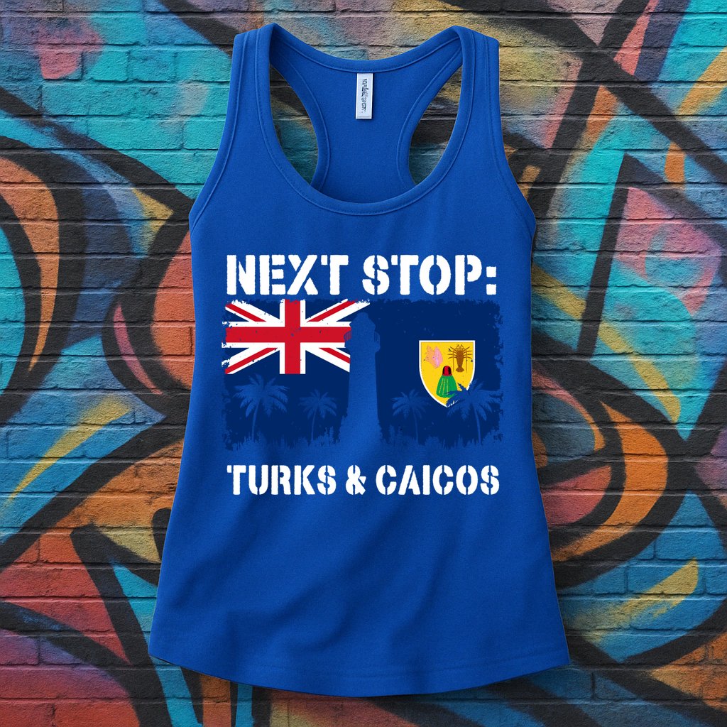 Turks And Caicos Summer Vacation Trip Next Stop Vacay Vibes Gift Womens Tank Top