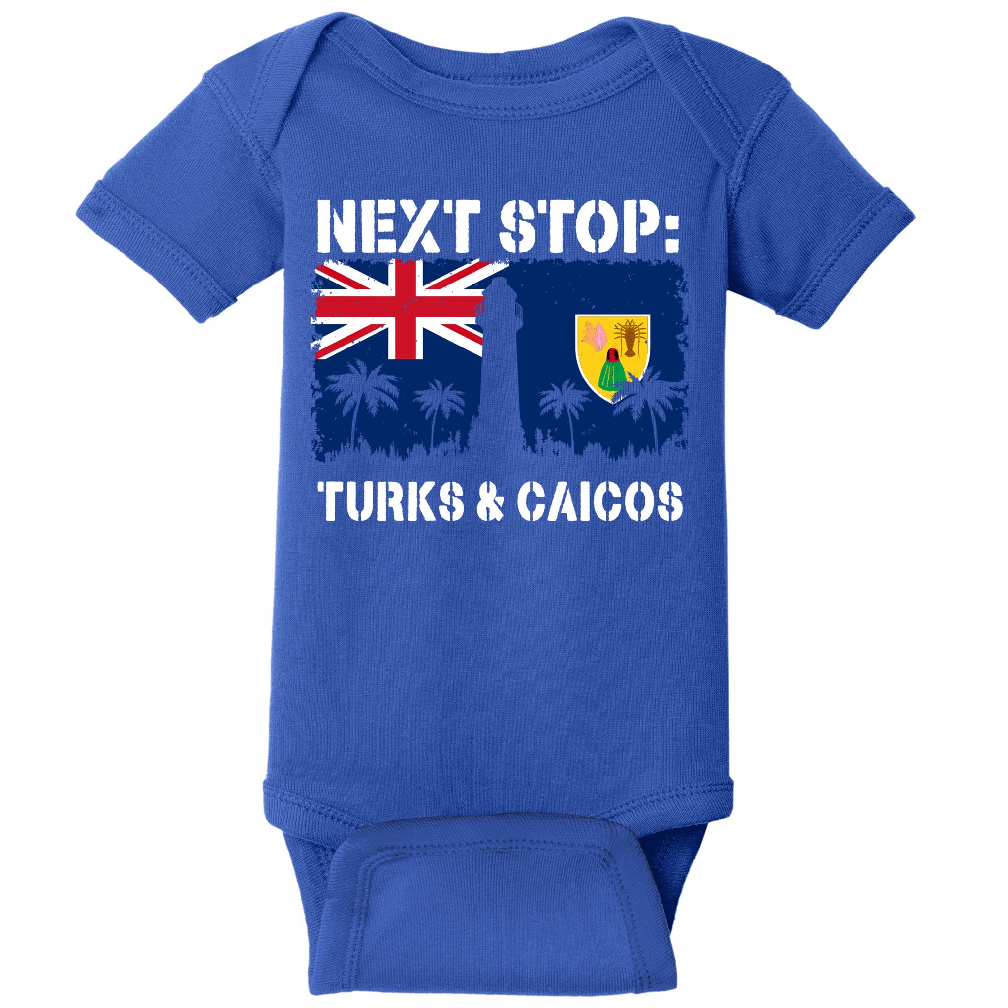 Turks And Caicos Summer Vacation Trip Next Stop Vacay Vibes Gift Baby Bodysuit